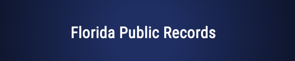 Florida Public Records