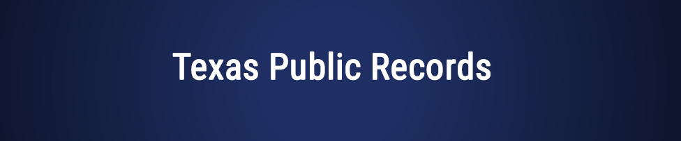 texas public records