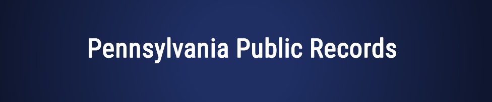 Pennsylvania Public Records