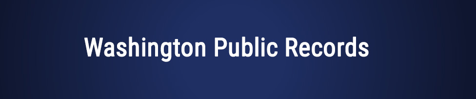 washington public records