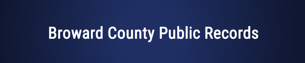 broward county public records