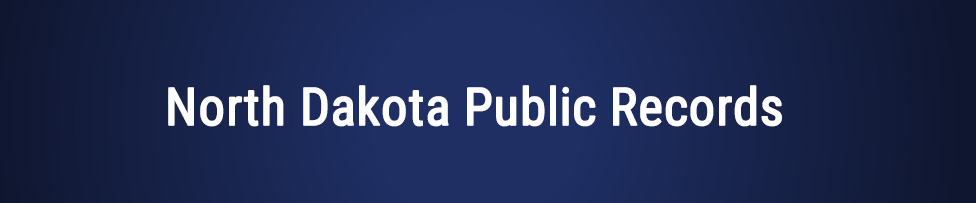 north dakota public records