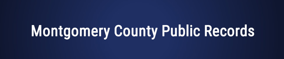 Montgomery County Public Records