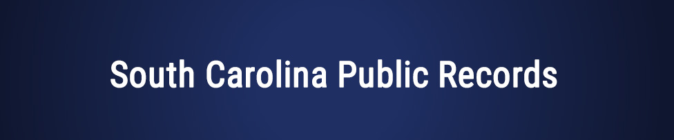 South Carolina Public Records