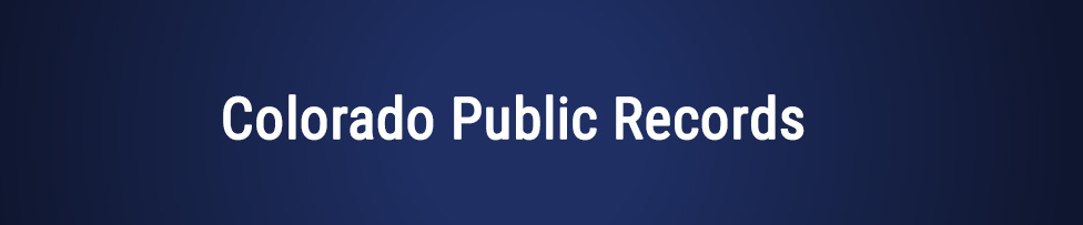 Colorado Public Records