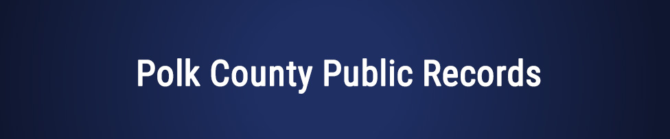 polk county public records