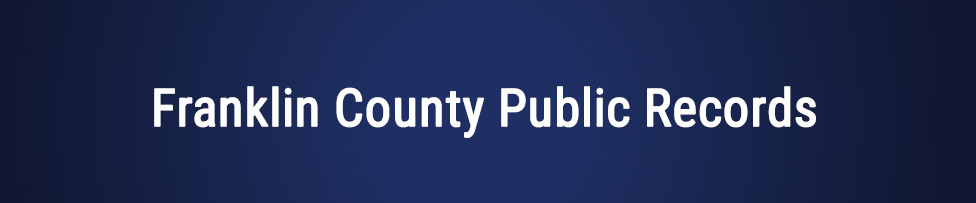 franklin county public records