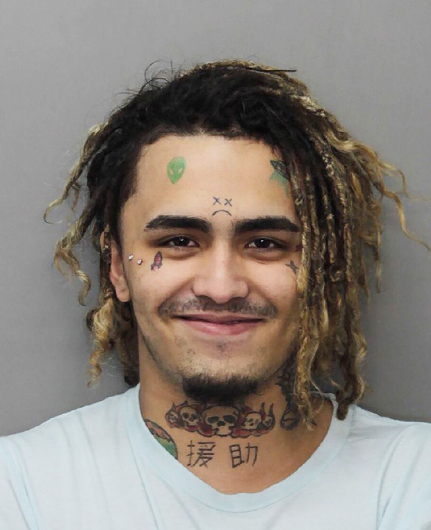 lil pump's mugshot