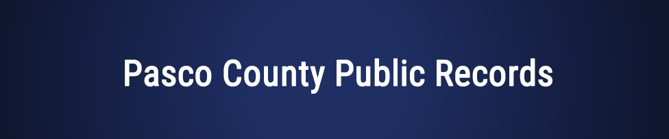 pasco county public records