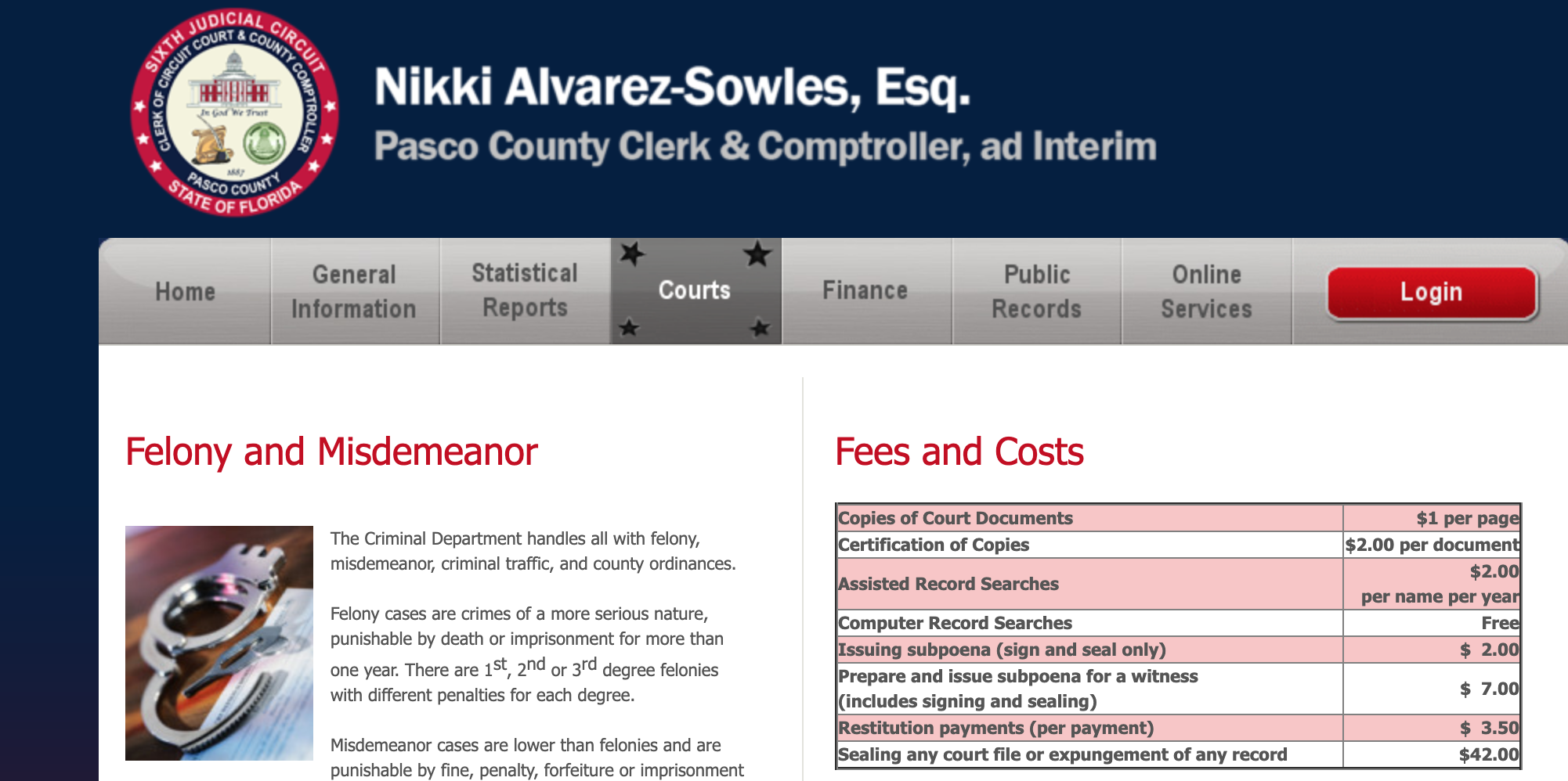 From Paper To Pixels: Pasco County Court Records Go Digital