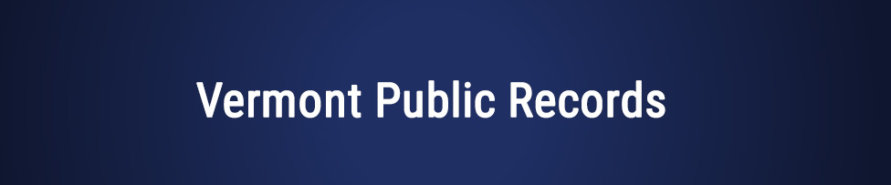 vermont public records