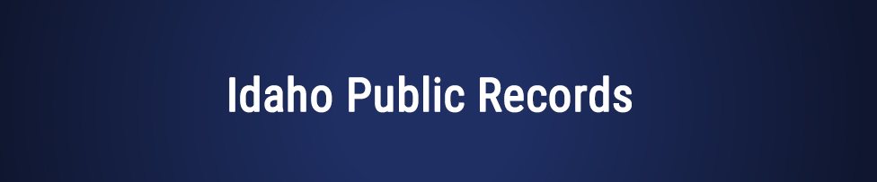 idaho public records